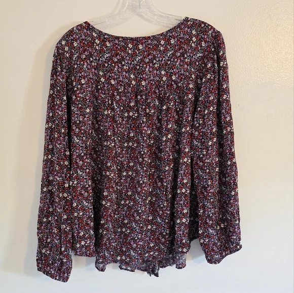 New Lucky Brand Floral Print Women's Top - Picture 3 of 7